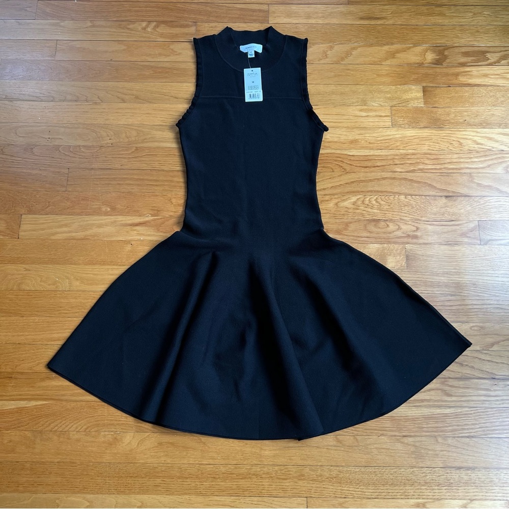 Carven NWT High Neck Black Dress